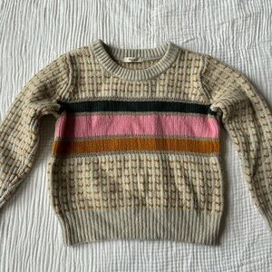 Madewell Striped Barfield Sweater, Sz. XXS